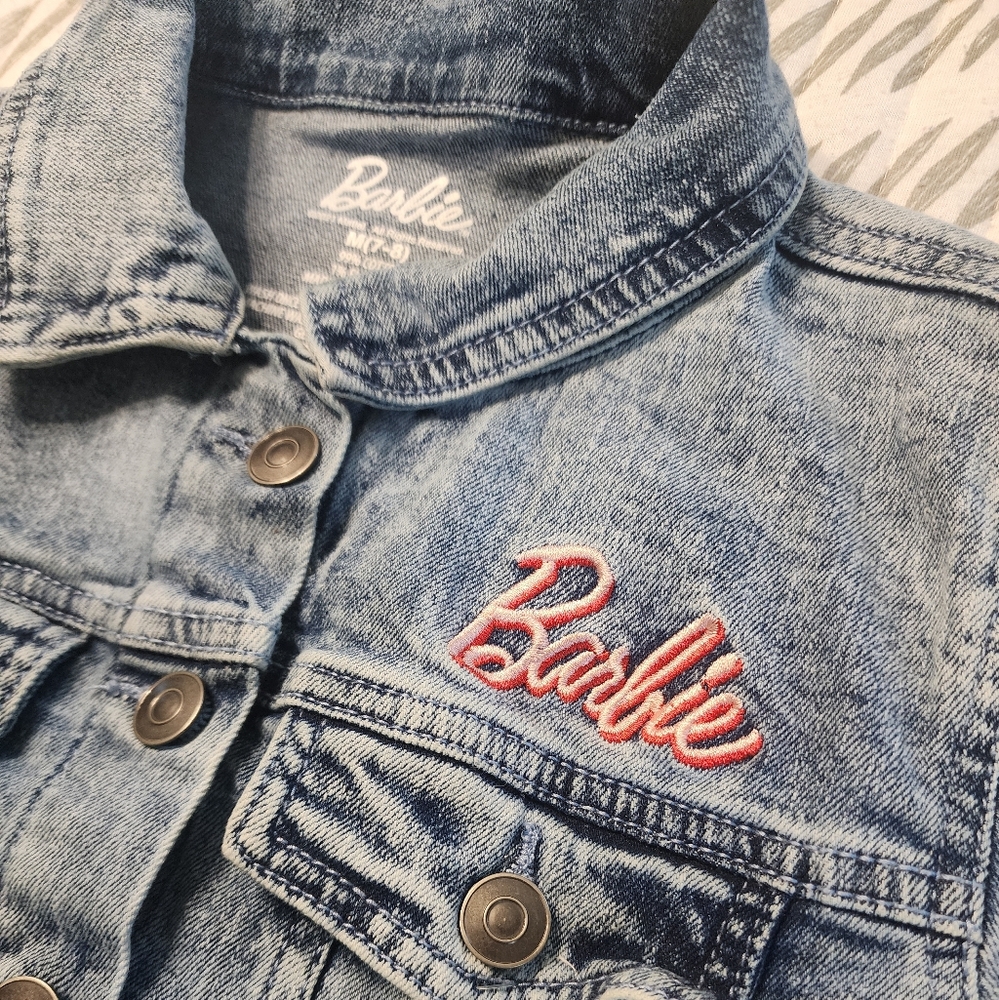 Barbie Girl Revolution Acid Washed Denim Jacket - Picture 2 of 5